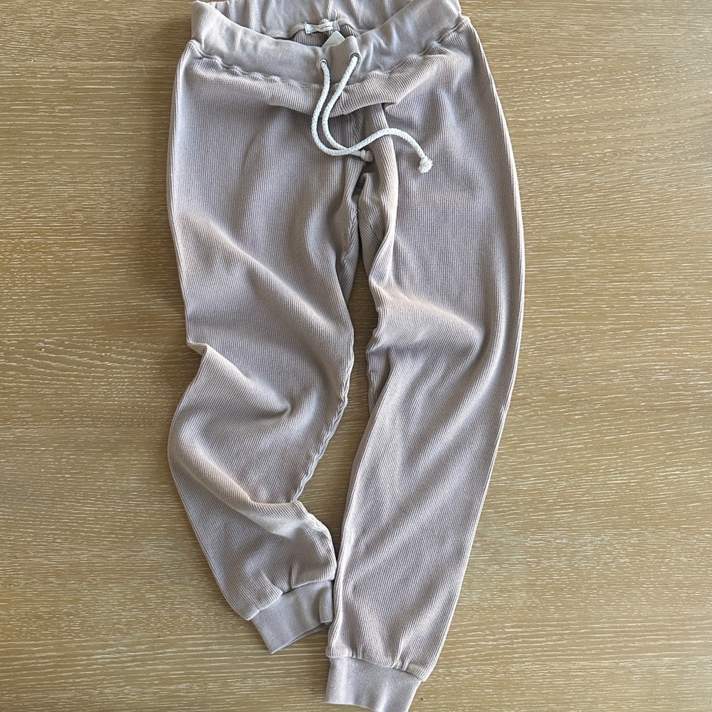 perfectwhitetee Waffle knit jogger sweatpants XS